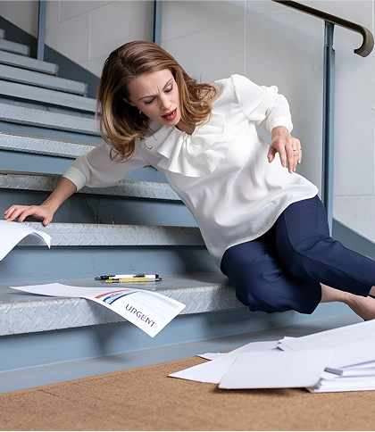 What should you do after a trip and fall accident