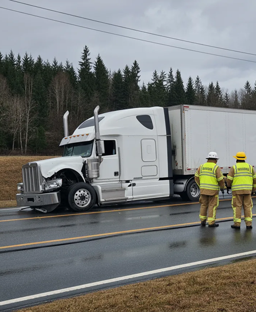 Truck accident in san franscisco