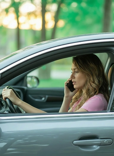 car accidents in California is distracted drivers