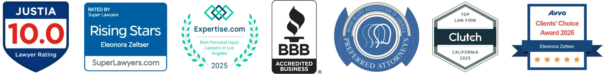 Certified Personal Injury Lawyers in Downey