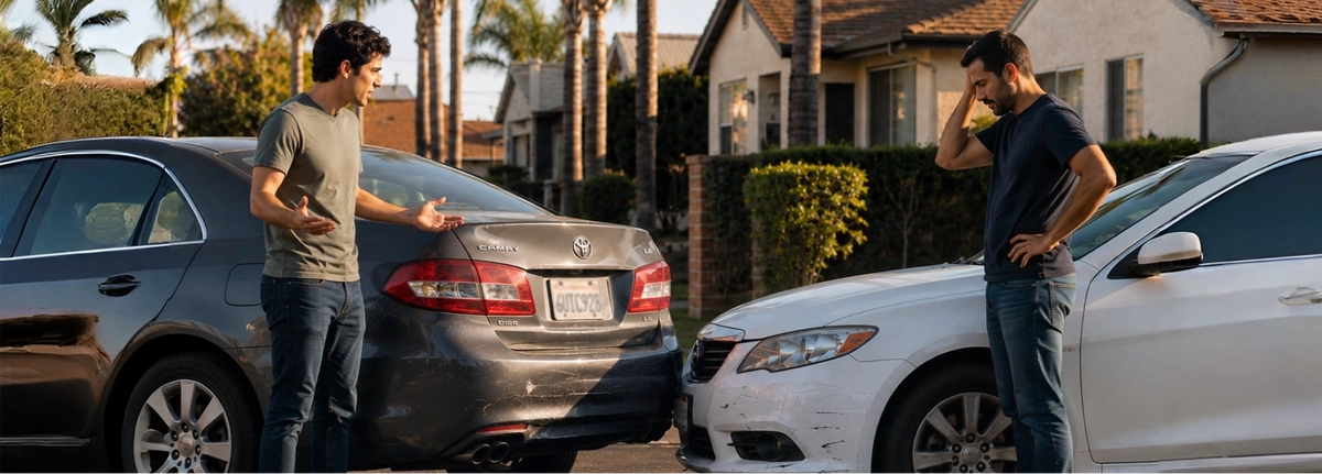 What To Do (and What To Know) if You've Had a Fender Bender in California