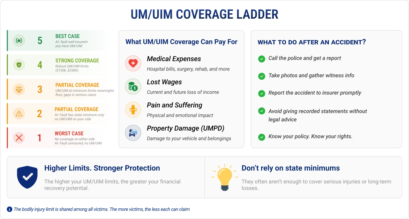 Coverage Ladder UI/UIM Insurance California