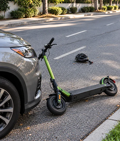 Scooter accident in Los Angeles